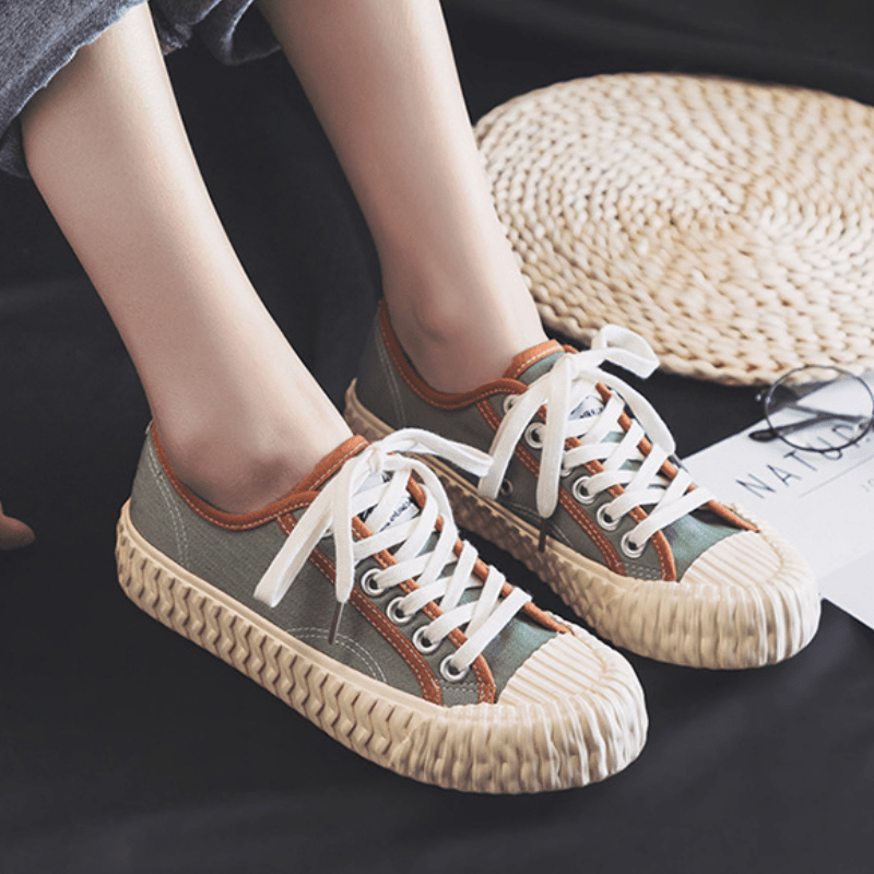 Canvas Biscuit Shoes