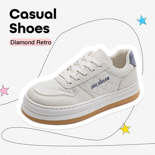 Diamond Retro Casual Shoes