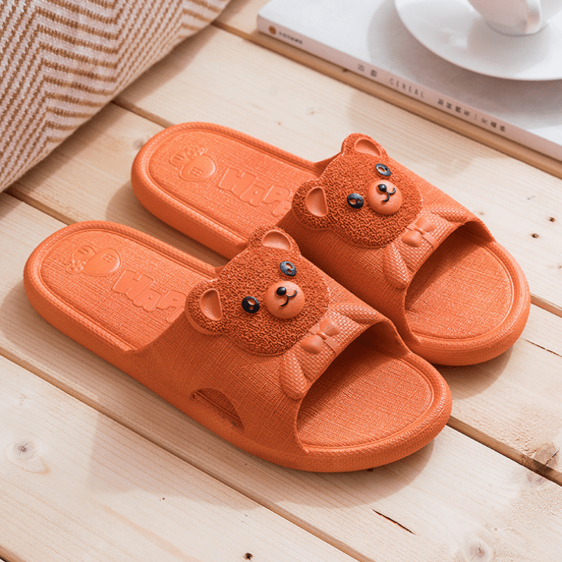 S1 Bear Logo Slippers