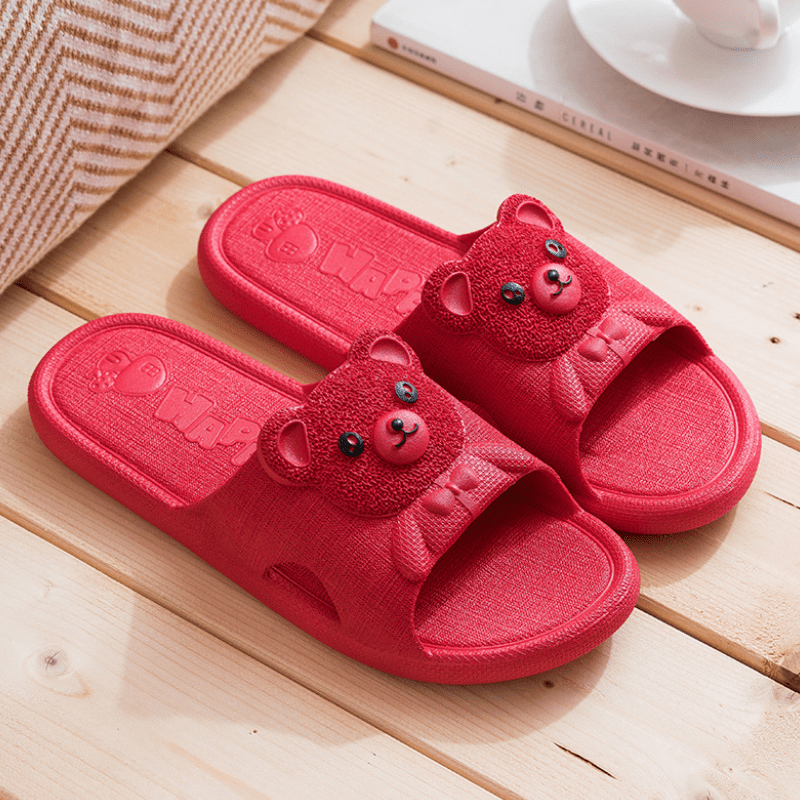 S1 Bear Logo Slippers