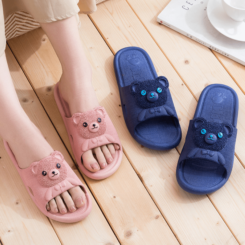 S1 Bear Logo Slippers