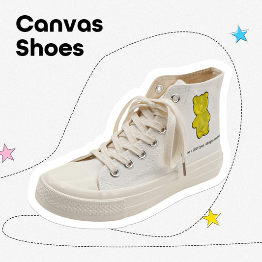 Bear Fondant Canvas Shoes