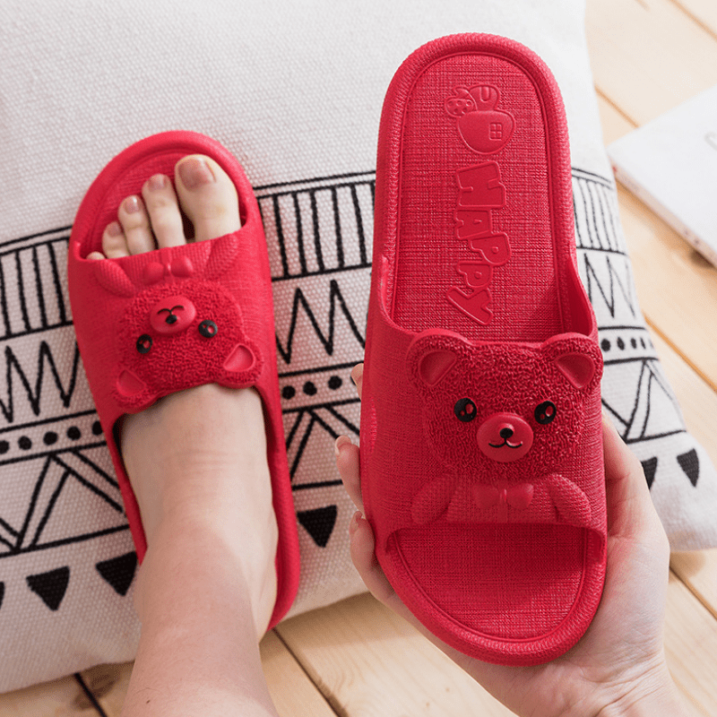 S1 Bear Logo Slippers