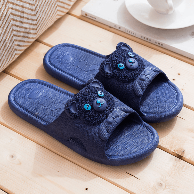 S1 Bear Logo Slippers