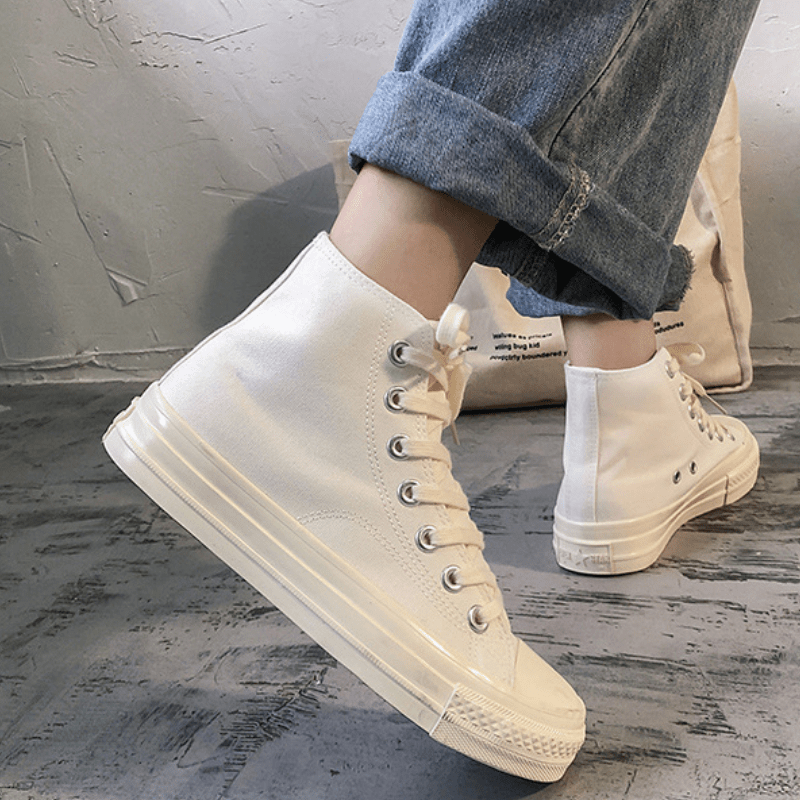 Plain Casual Canvas Shoes