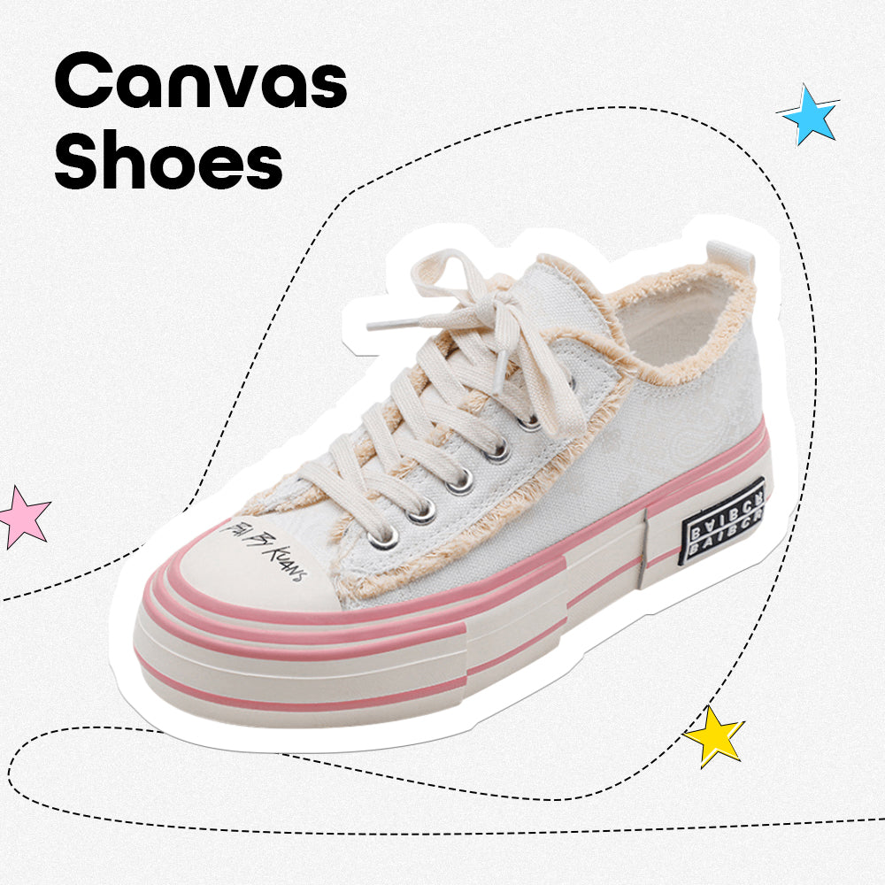 Discoloration Canvas Shoes