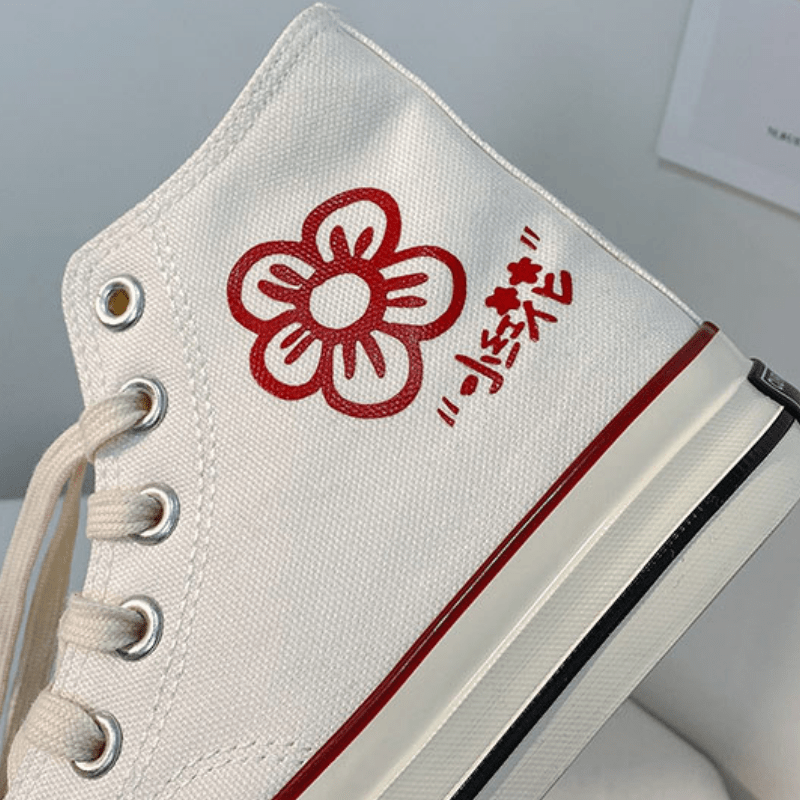 Little Safflower Canvas Shoes