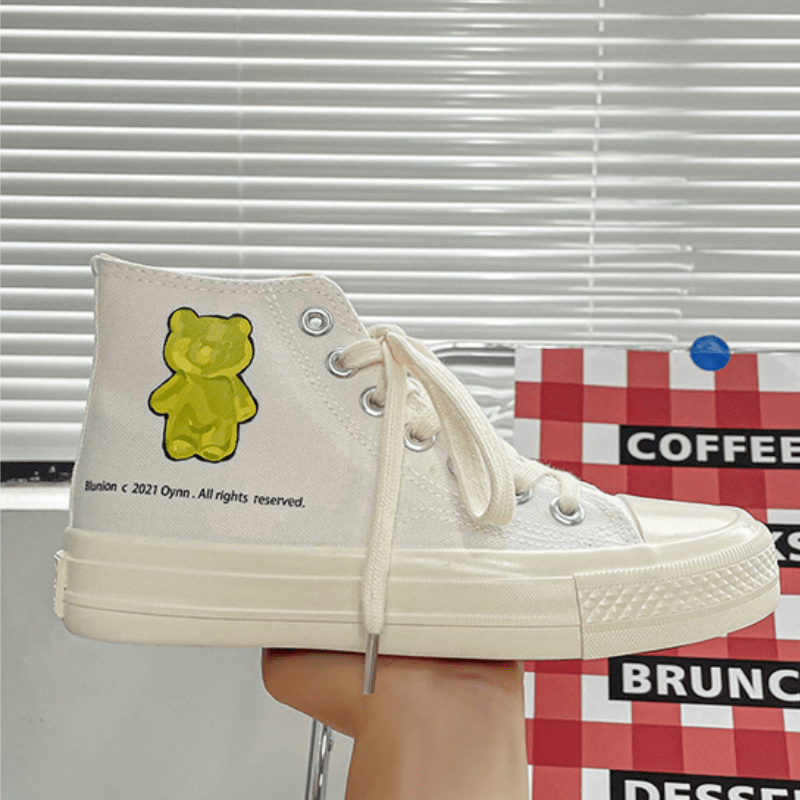 Bear Fondant Canvas Shoes