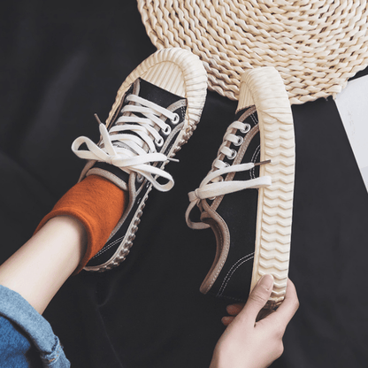 Canvas Biscuit Shoes