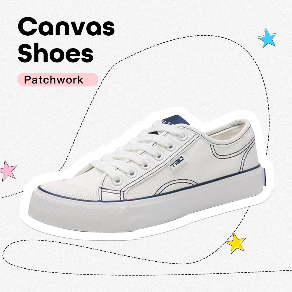 Patchwork Basic Canvas Shoes