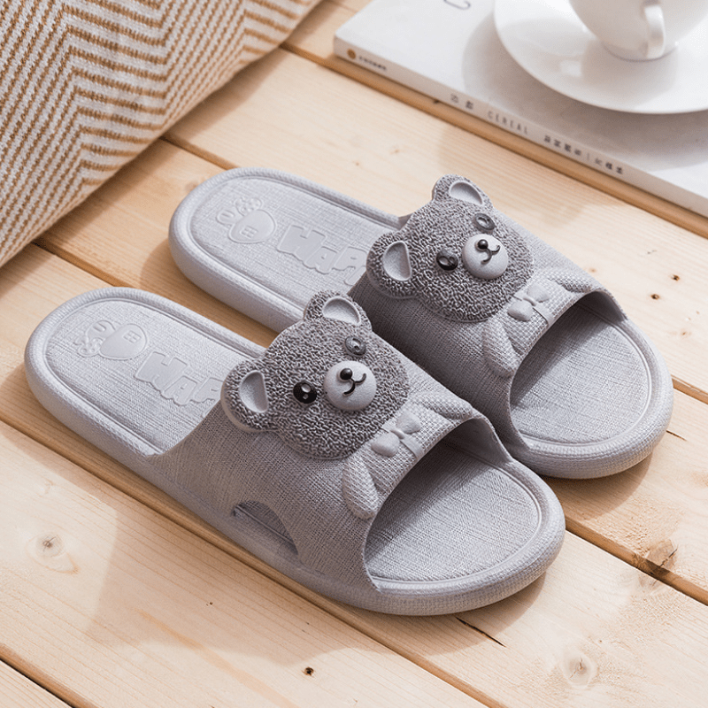 S1 Bear Logo Slippers