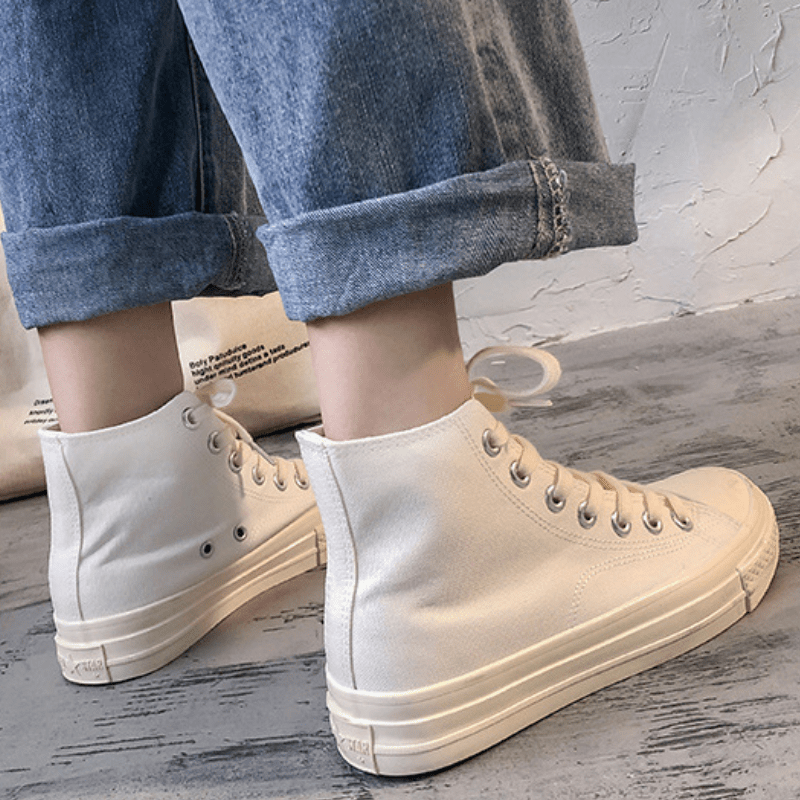 Plain Casual Canvas Shoes