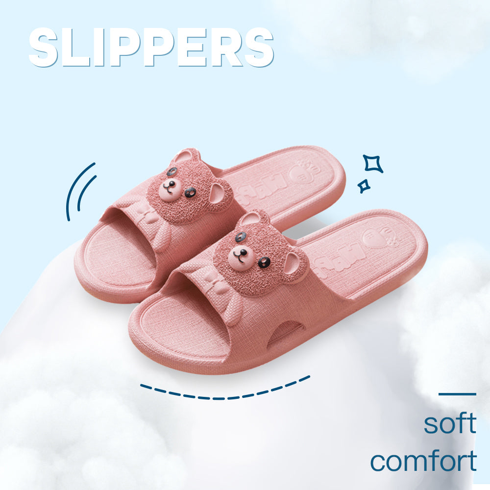 S1 Bear Logo Slippers