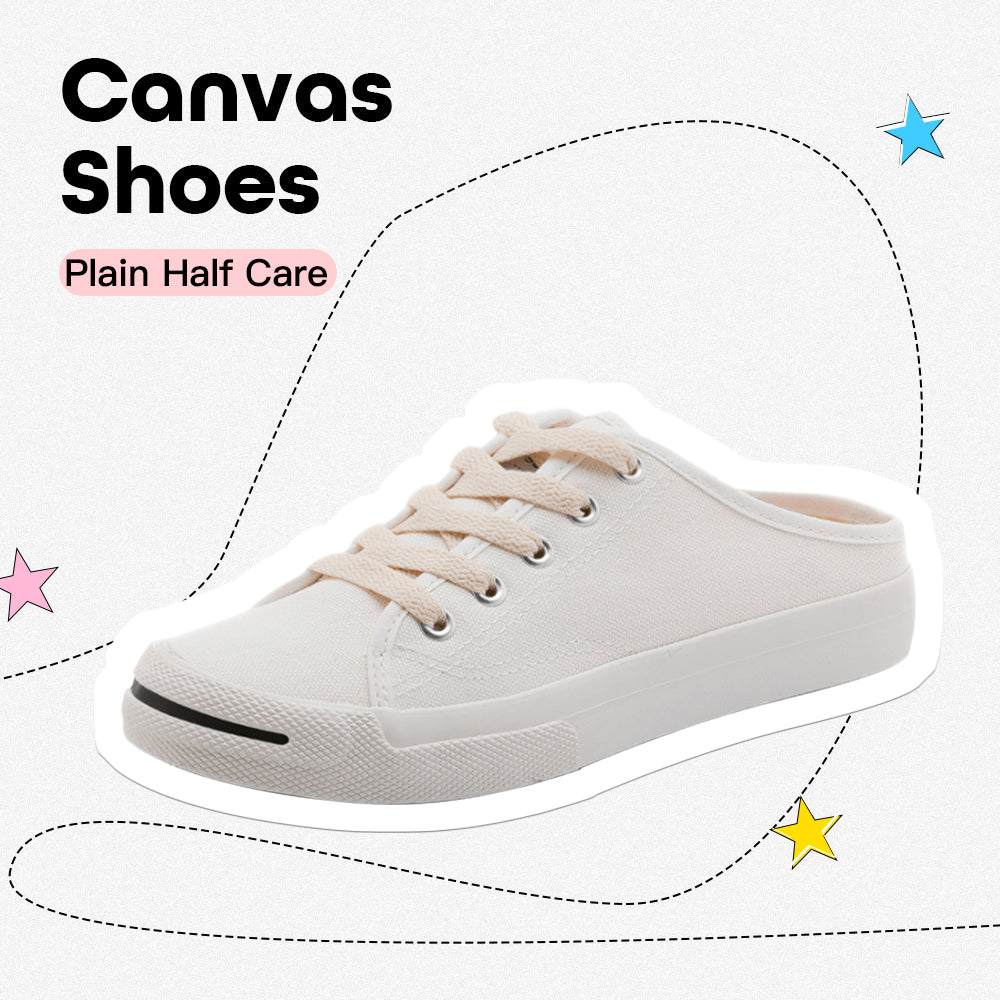 Plain Half Care Canvas Shoes